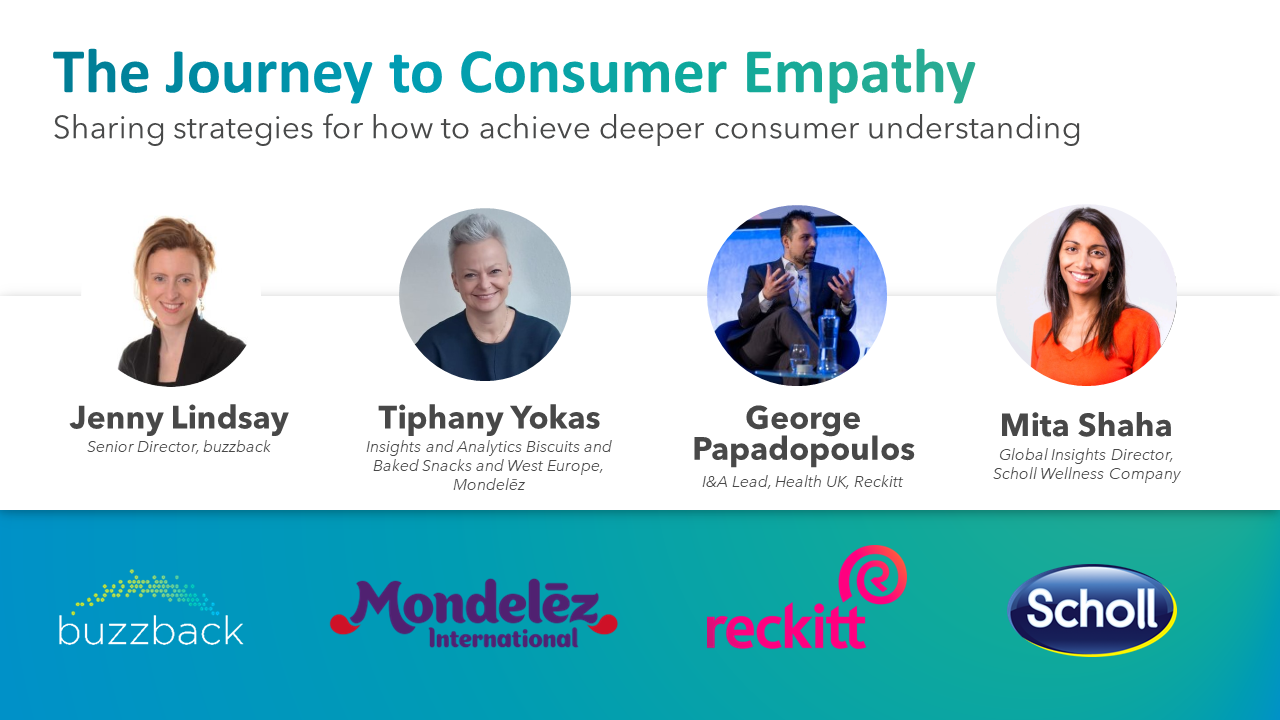 buzzback IIEX Europe 2024 Panel The Journey to Empathy Case Studies